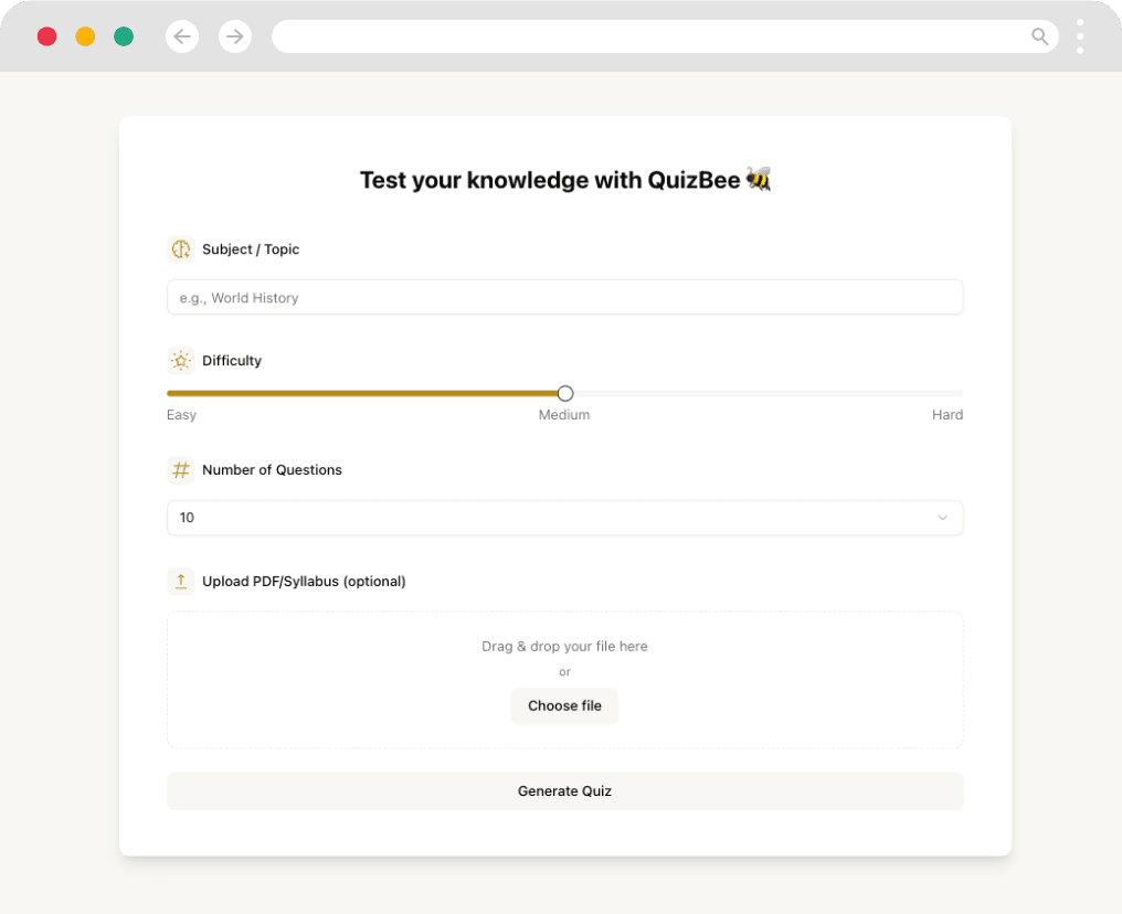 Quizbee AI