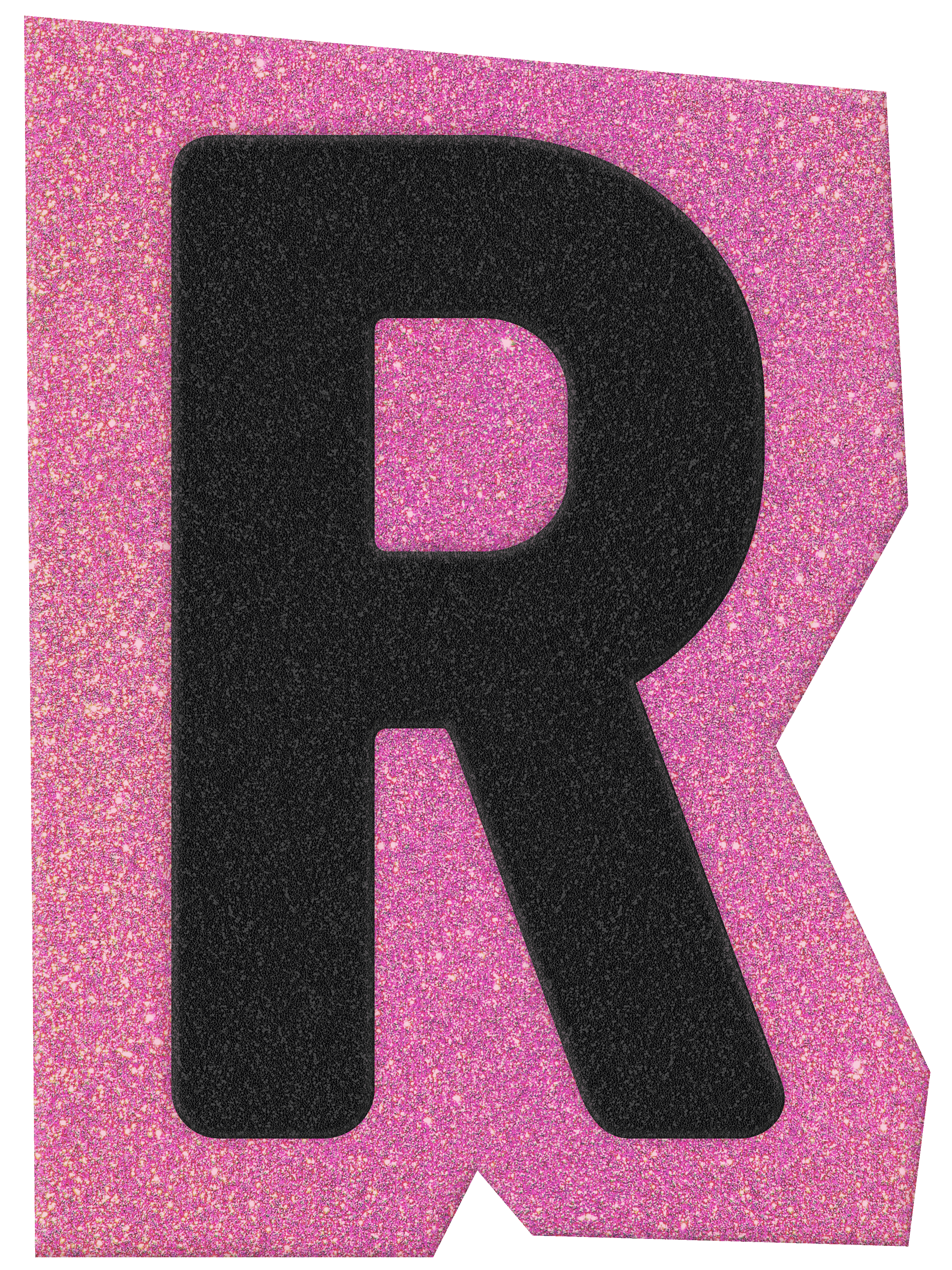 letter R in ransom font